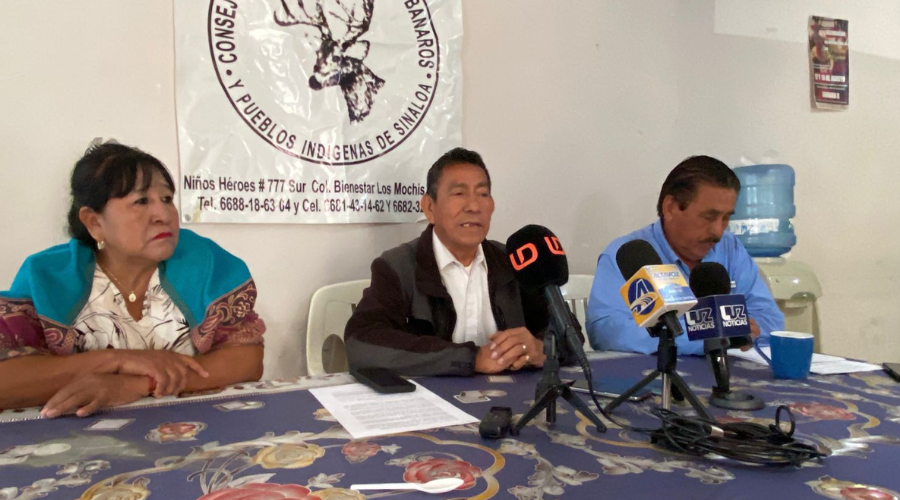 Librado Bacasegua Elenes, presidente y representante los pueblos mayo-yoremes.
