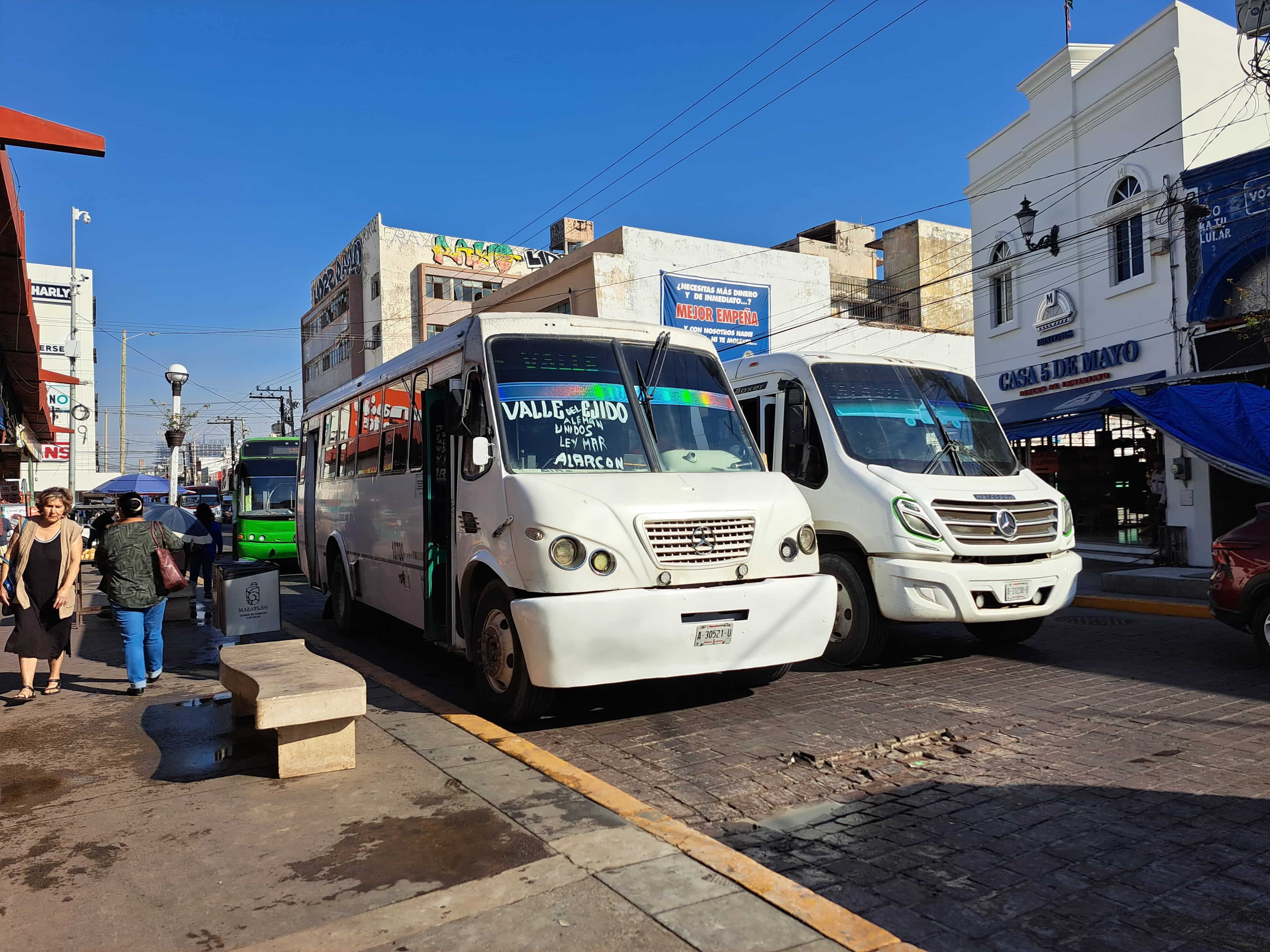 Camiones urbanos de Mazatlán