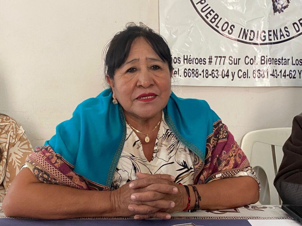 Virgen de Rita Aguilar, gobernadora indígena de San Miguel Zapotitlán
