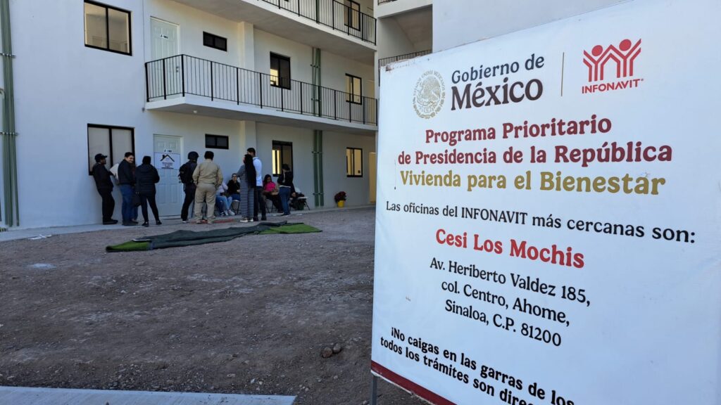 Viviendas del Bienestar en Los Mochis llevan avance del 50%