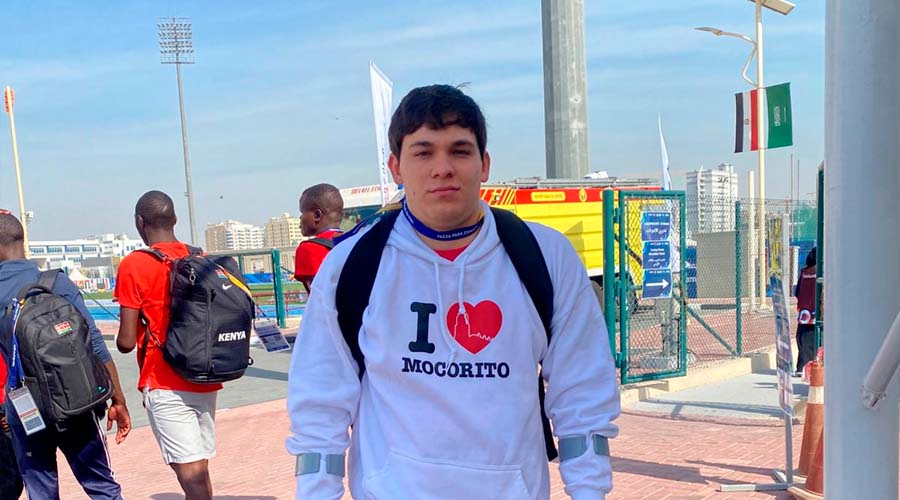 Wascar Elián, ejemplo de constancia en paralímpico