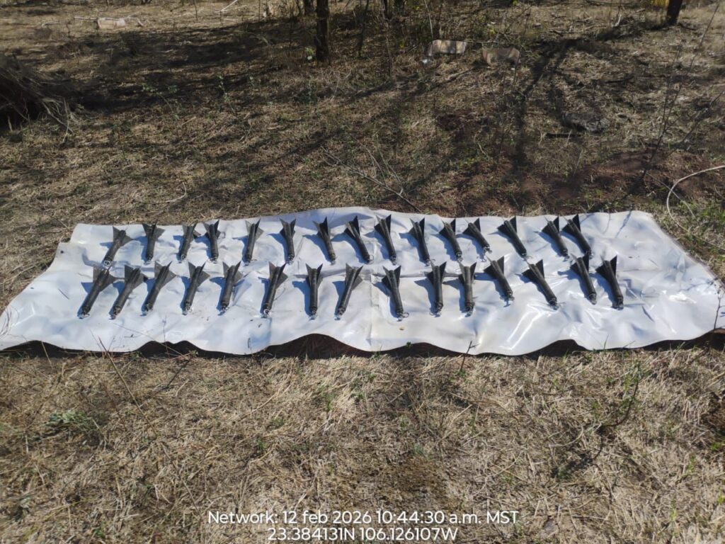 Explosivos asegurados
