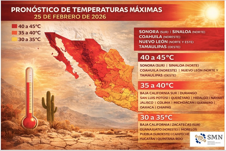 mapa de calor de mexico