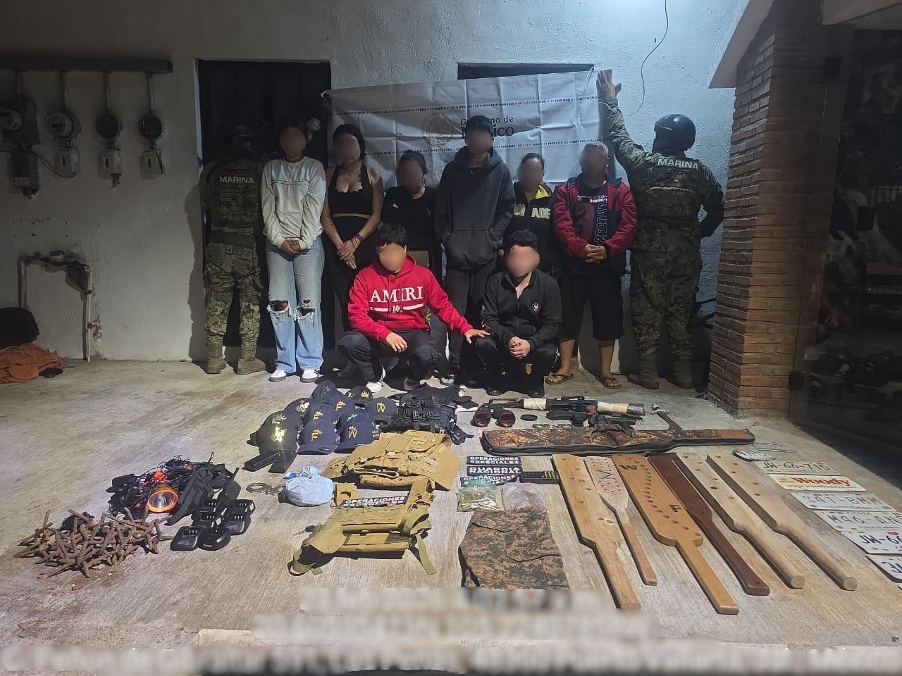Detenidos en Puerto Vallarta con armas