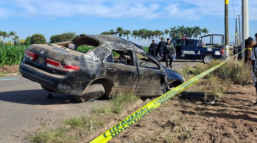 Accidente en Guasave