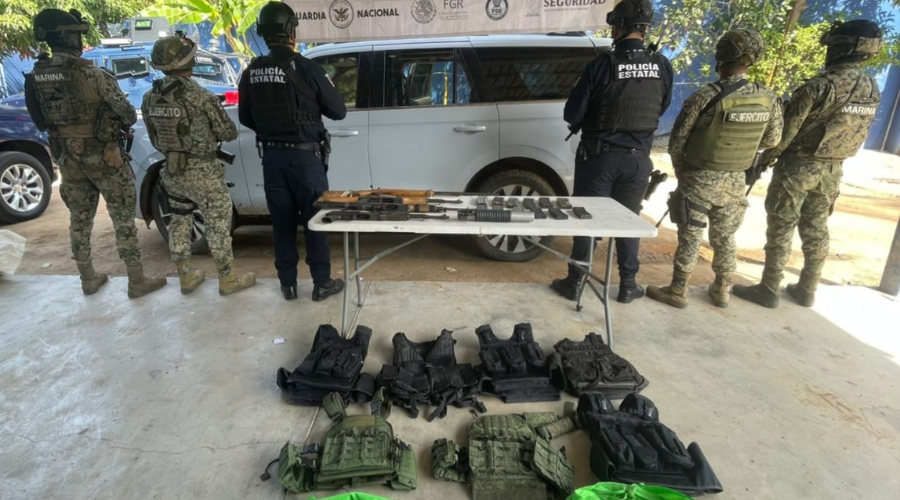 Grupo Interinstitucional asegura arsenal y miles de cartucho