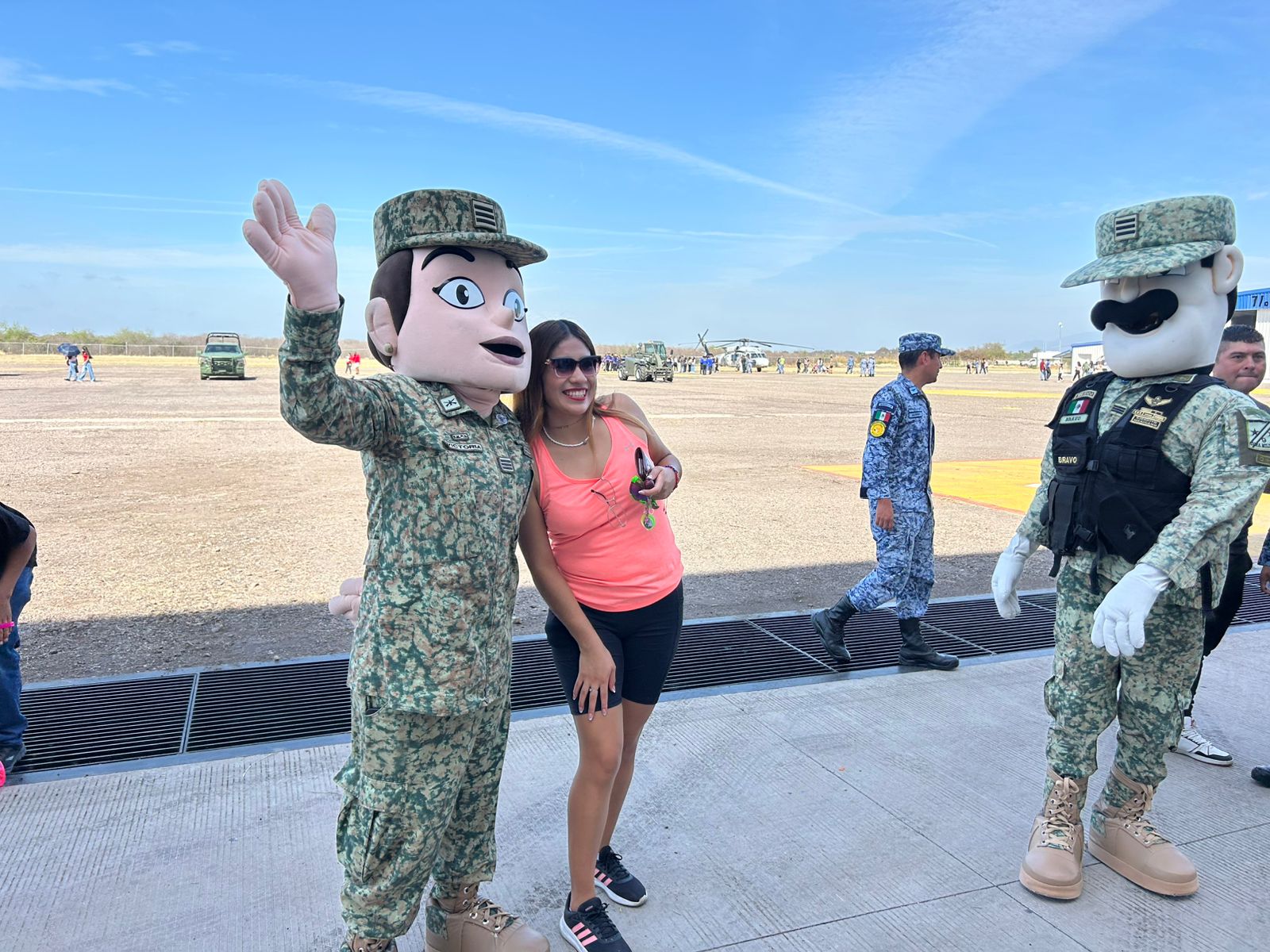 paseo dominical de la Base Aérea Militar