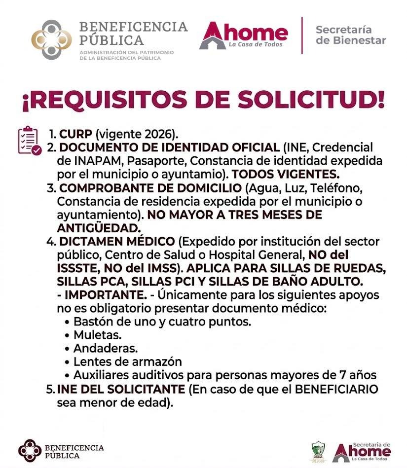 convocatoria escrita con letras rojas y negras