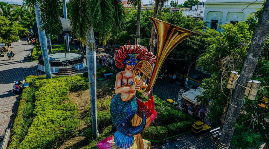 Decoración por el Carnaval de Mazatlán 2026