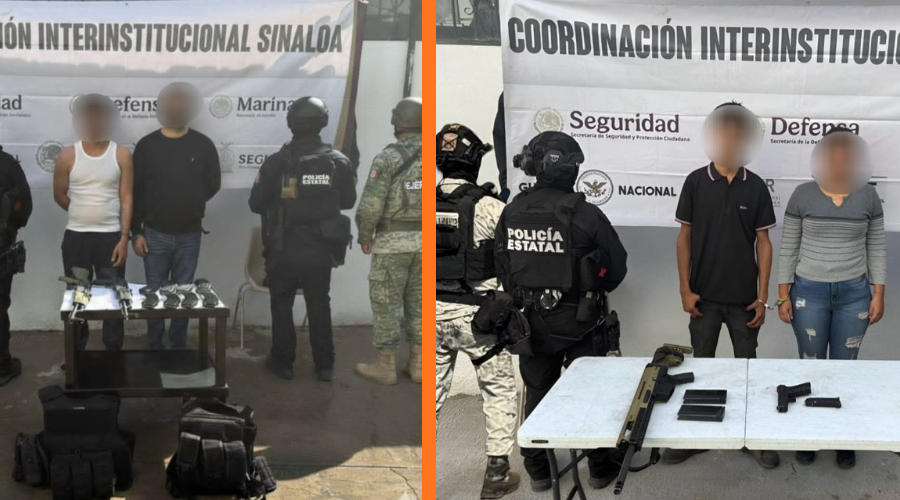 Cuatro personas detenidas por la policía