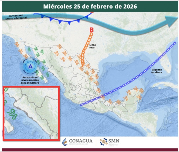 mapa de vientos de mexico