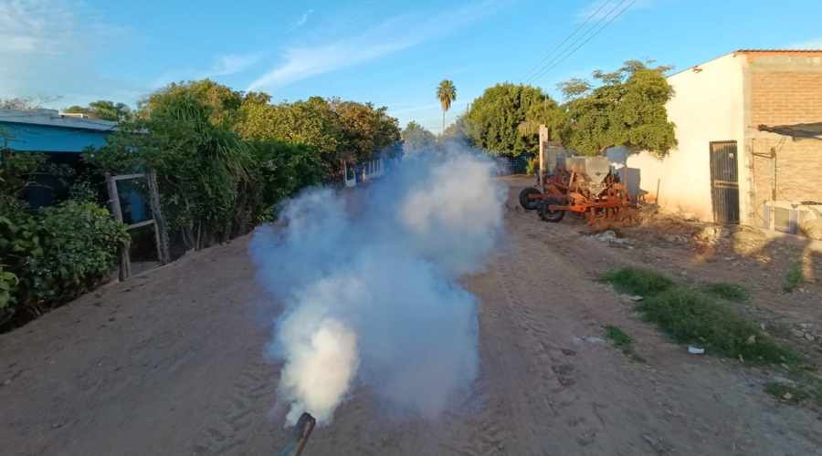 Fumigación de Salud Municipal en Juan José Ríos