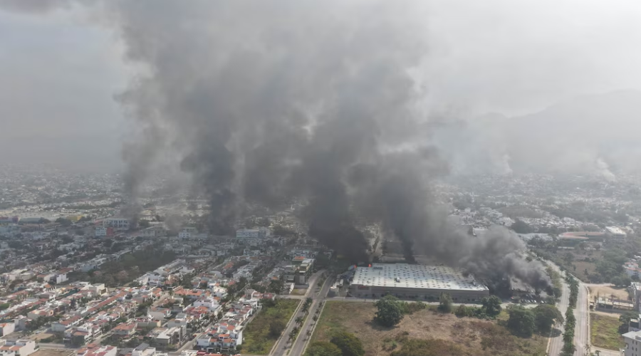 hechos de violencia en Jalisco llama de humo