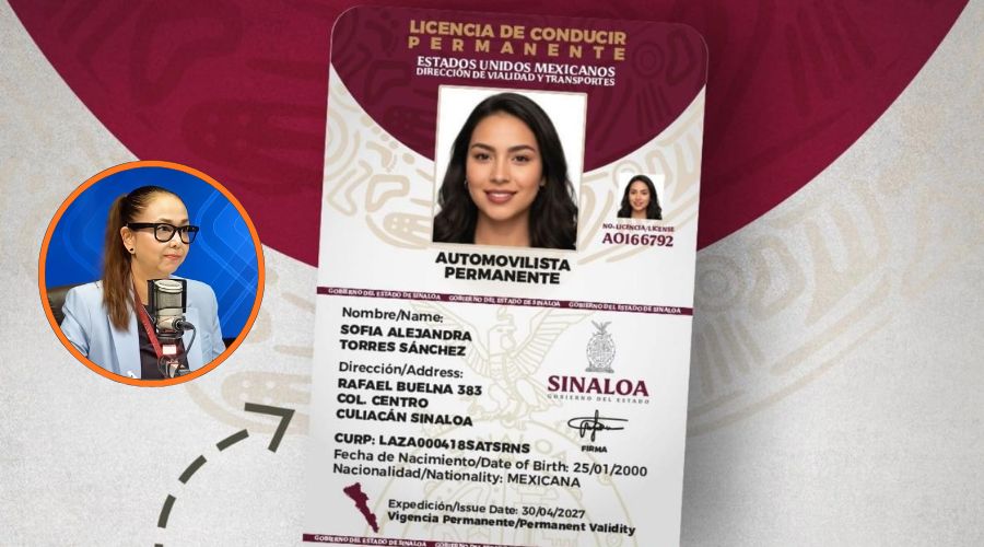 Licencia permanente en Sinaloa