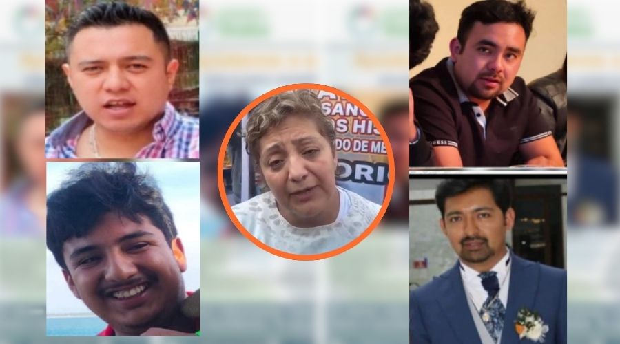 Madre de los cuatro jóvenes que desaparecidos en Mazatlán
