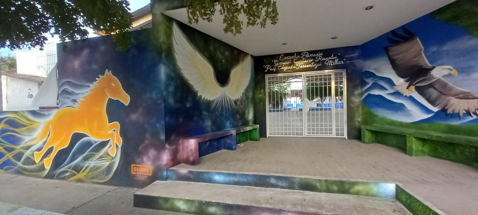 mural de paz en Navolato