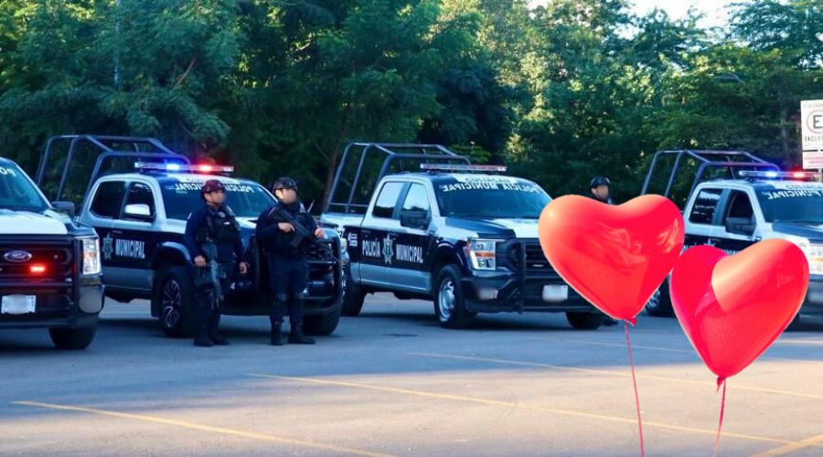 operativo por San Valentín