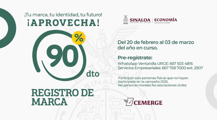 Programa de descuento en registro de marca para MiPyMES