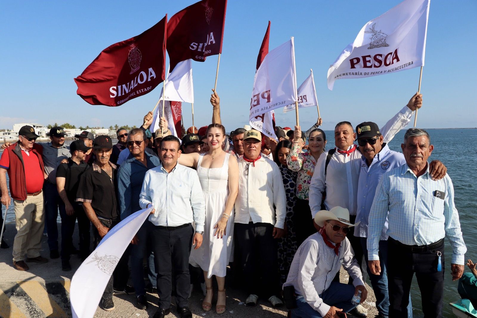Banderazo de inicio de inspección y Vigilancia en bahías y esteros en Sinaloa