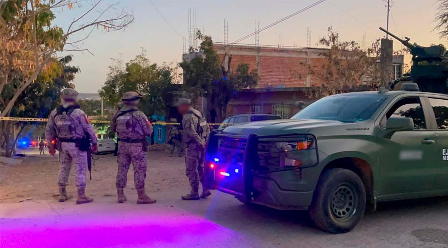 Elementos del Ejército Mexicano en Los Huizaches, Culiacán