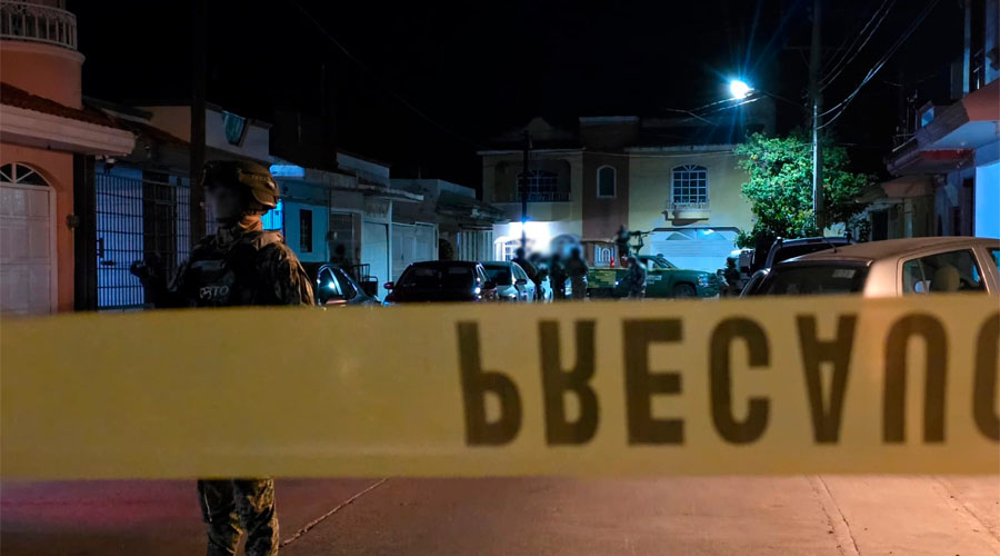 Área acordonada tras ataque armado contra un hombre en Villa Satélite, Culiacán