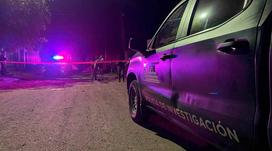Unidad de investigación de la Fiscalía de Sinaloa y elementos de la Guardia Nacional en Culiacán