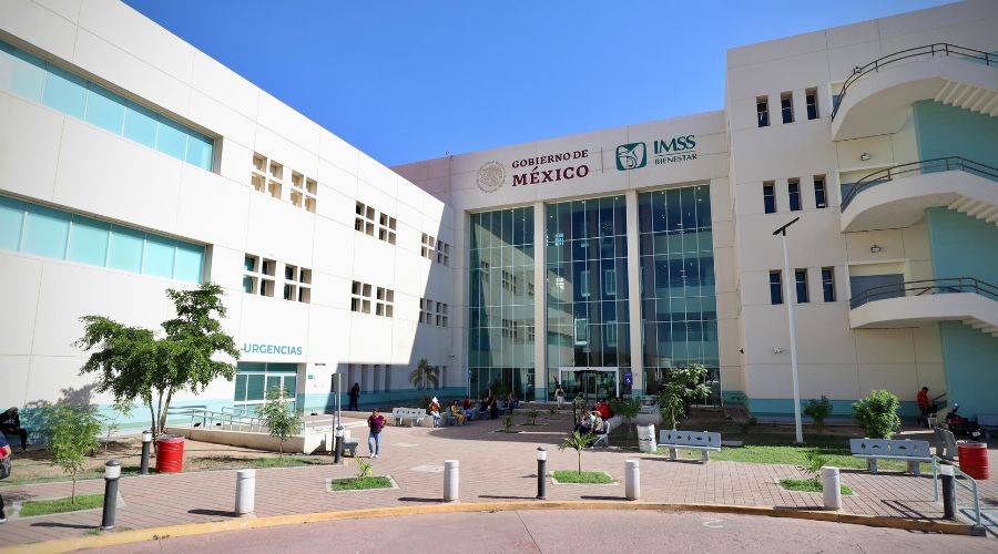Instalaciones de un hospital en Sinaloa