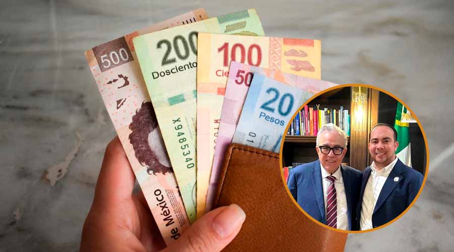 Billetes de pesos mexicanos, gobernador de Sinaloa y director general de Stase