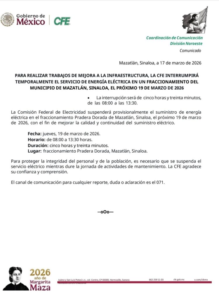 aviso de cfe