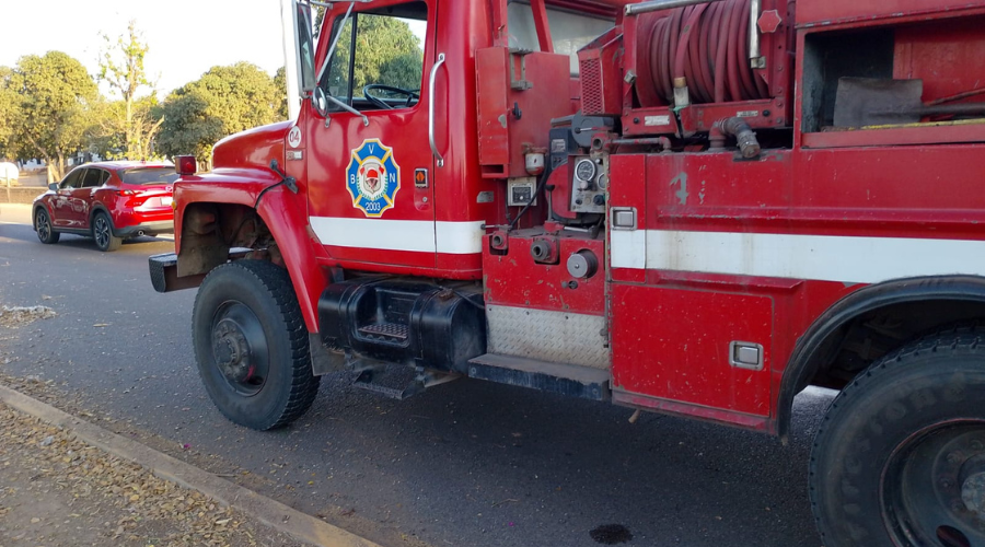 Camión del cuerpo de los Bomberos de Navolato
