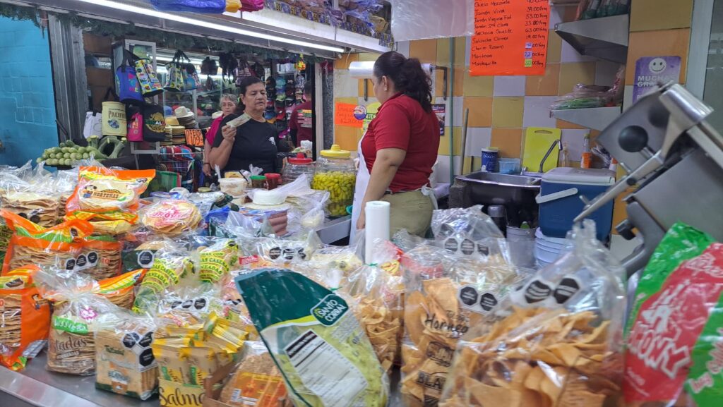 Mercado de verduras en Mazatlán