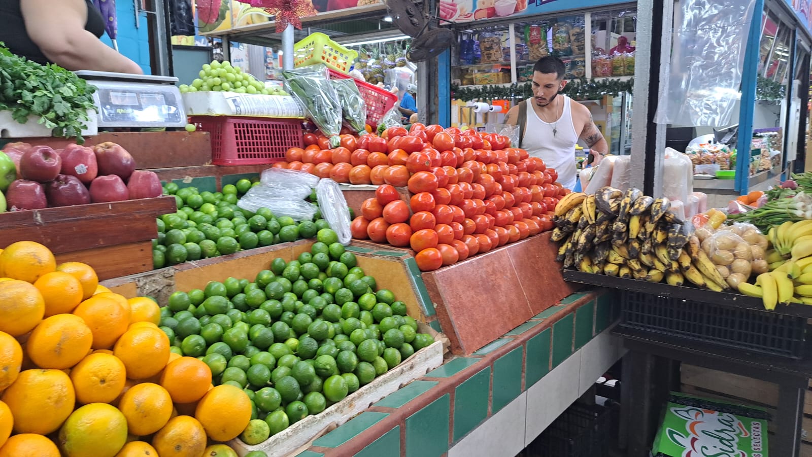 Mercado de verduras en Mazatlán