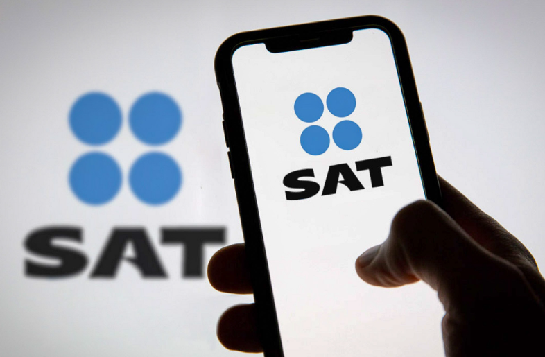Logo del SAT en APP de celular