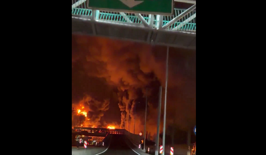 Medios Oriente: Bombardeo a depósito petrolero en Teherán provoca incendio de gran magnitud