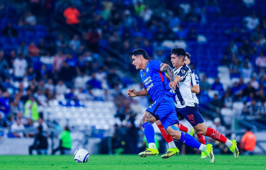 Cruz Azul y Rayados brindan juegos de volteretas en la Concachampions Cup