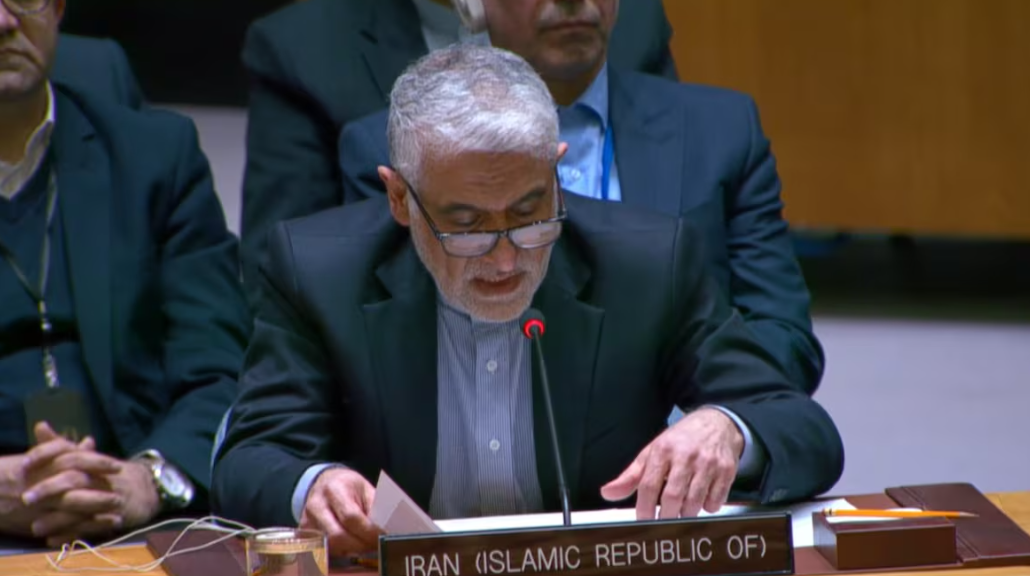 Irán denuncia parcialidad del Consejo de Seguridad de la ONU frente a ofensiva militar