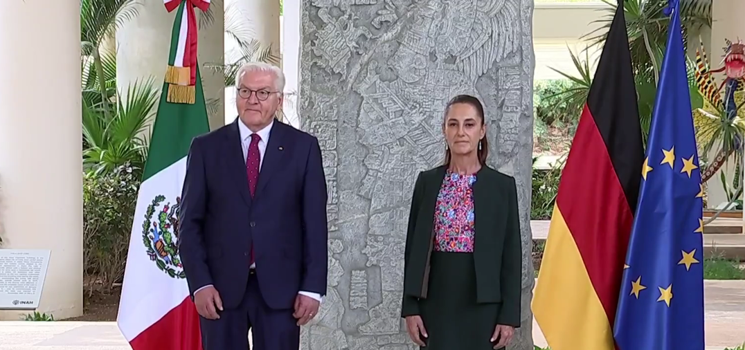 Claudia Sheinbaum Pardo y Frank-Walter Steinmeier