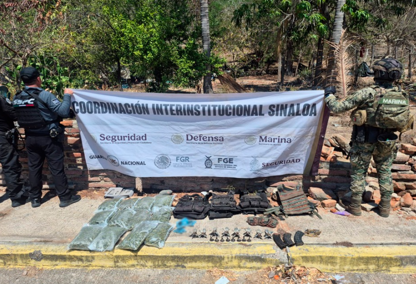 Despliegues este martes en Sinaloa logran aseguramiento de explosivos y vehículos recuperados