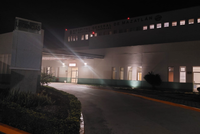 Muere adolescente por heridas de arma de fuego en el Hospital General de Mazatlán