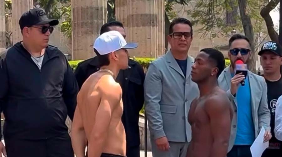 Marco Verde y Alexander Moreno cara a cara tras evento de pesaje