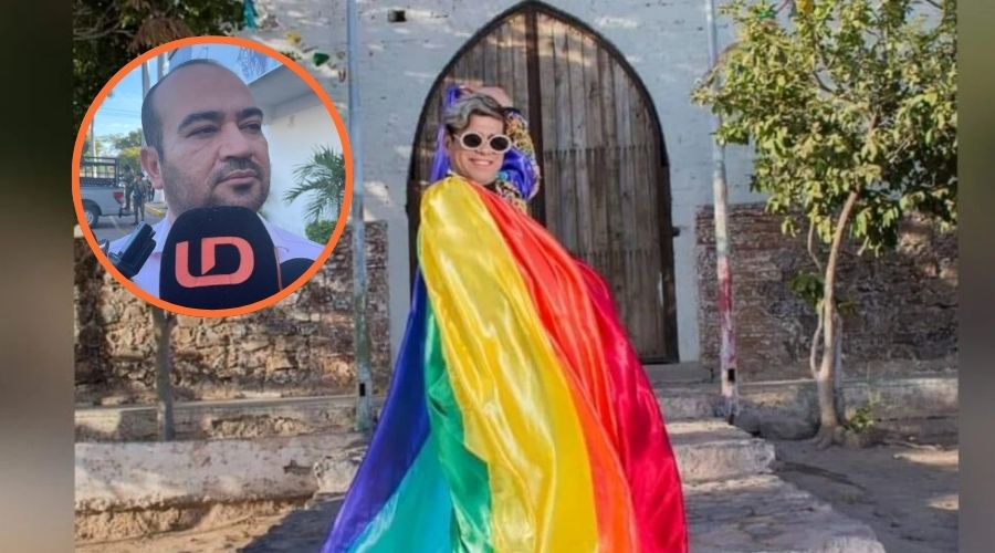 Jesús Arnoldo Serrano Castelo, Vicefiscal en la Zona Norte, junto a foto de Juventino