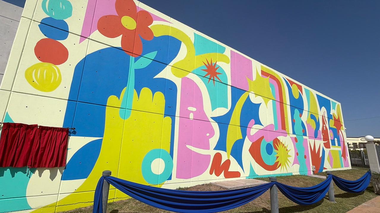 Mural inaugurado en el Centro de Autismo de Sinaloa.