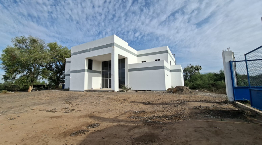 Construcción del edificio de Centro de Justicia Penal Acusatorio en Guasave