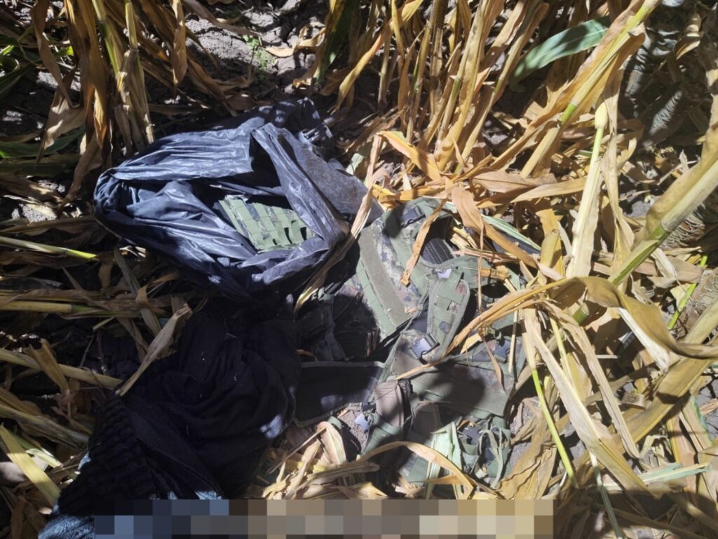 Chalecos antibalas localizados por elementos de la Marina