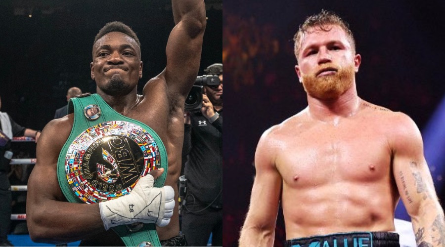 Christian Mbilli junto a “Canelo” Álvarez