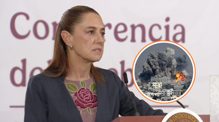 Claudia Sheinbaum Pardo habla sobre el conflicto en Medio Oriente