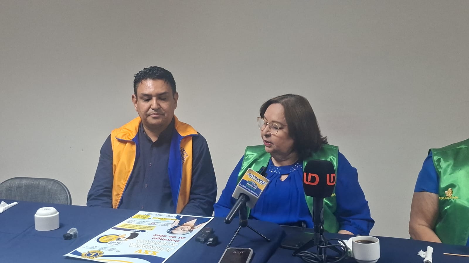 Rueda de prensa de Club de Leones.