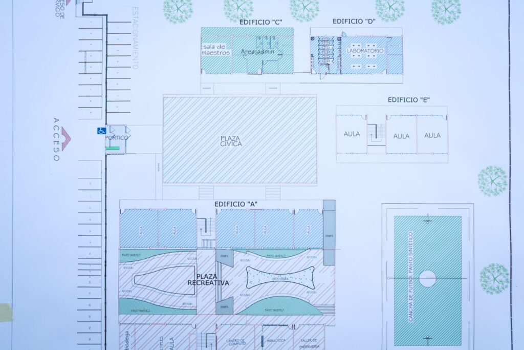 Planificación para la ampliación del plantel.
