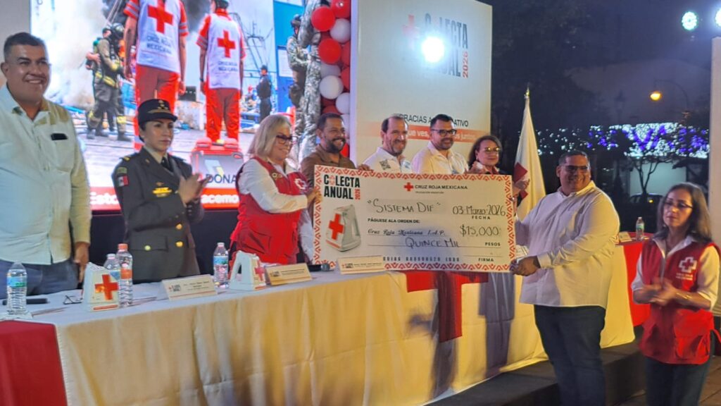 Colecta anual de Cruz Roja en Mazatlán