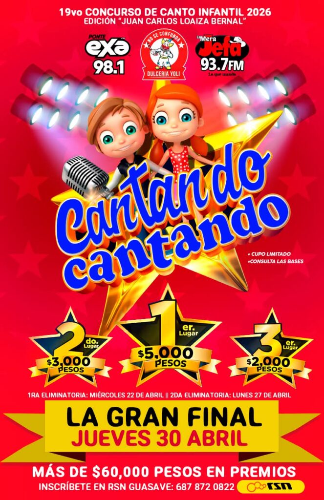 Anuncio de concurso Cantando Cantando